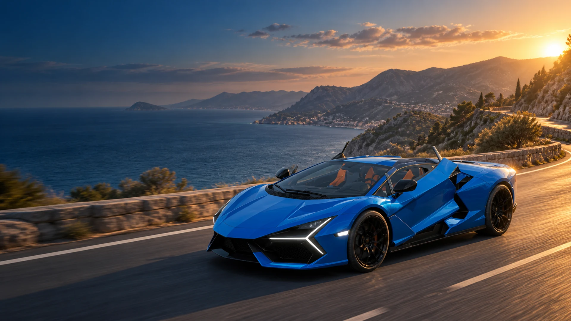 Cinematic promotional artwork for VR Car Template