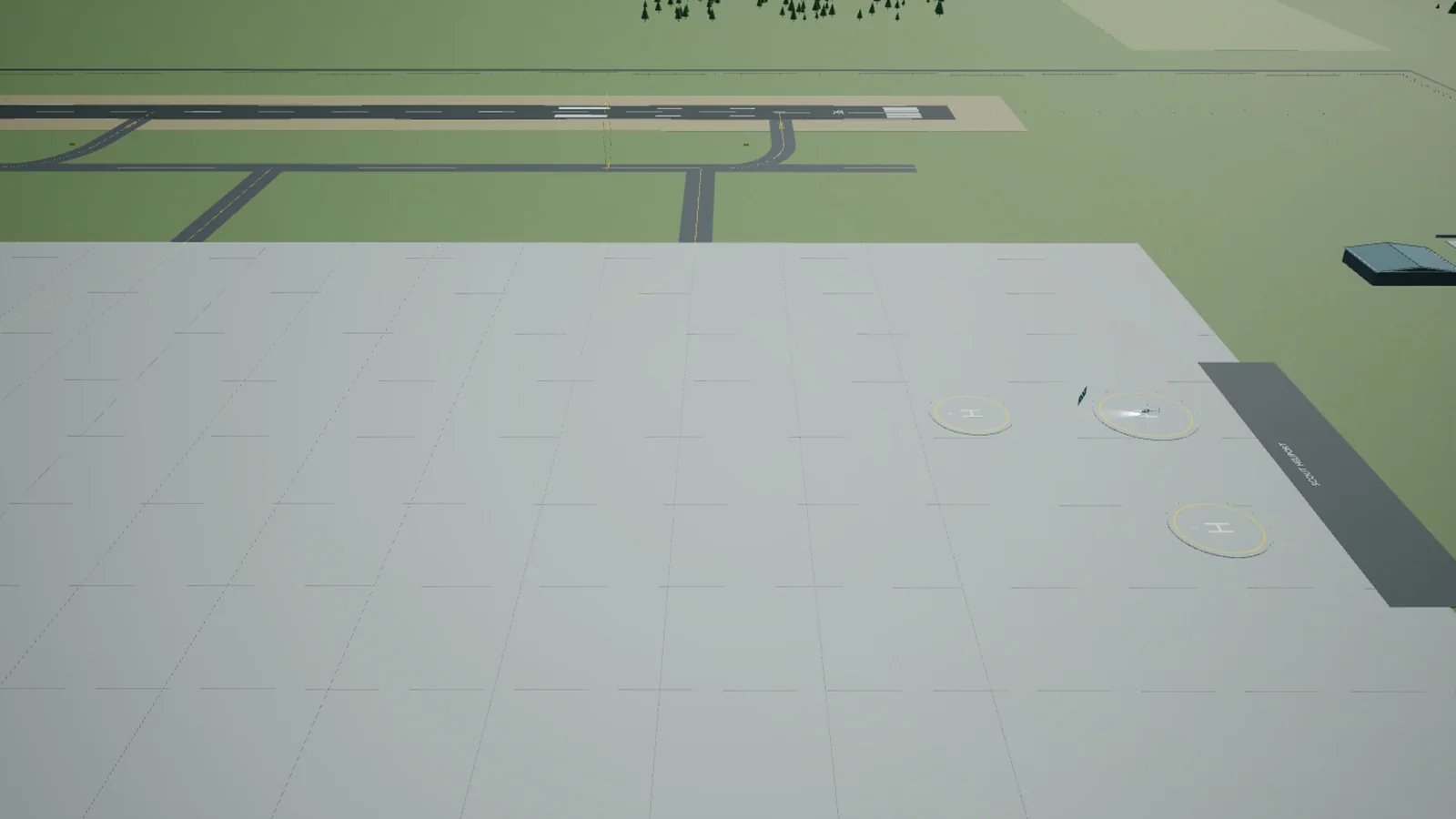The included regional airport demo environment